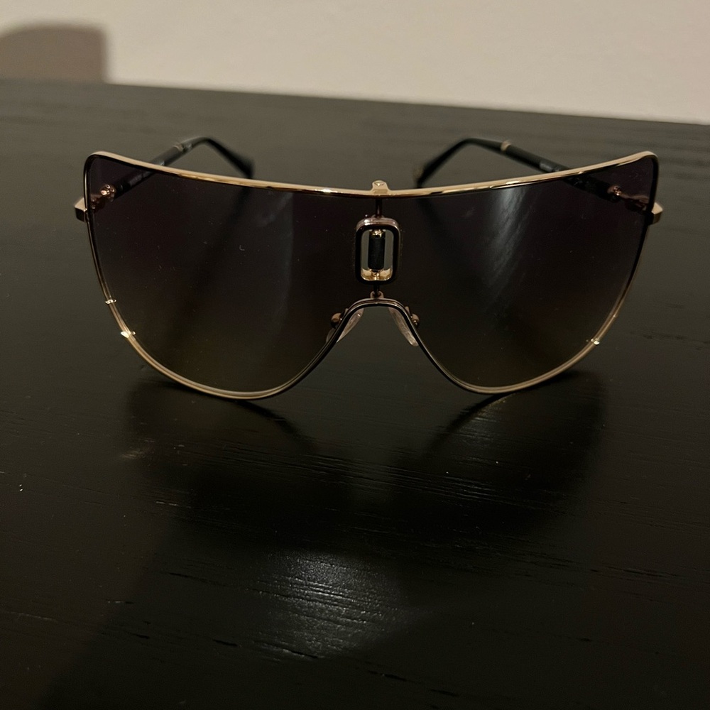 Balmain Black and Gold Sunglasses